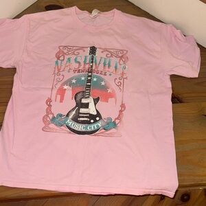 Pink Nashville Music City Women’s T-Shirt